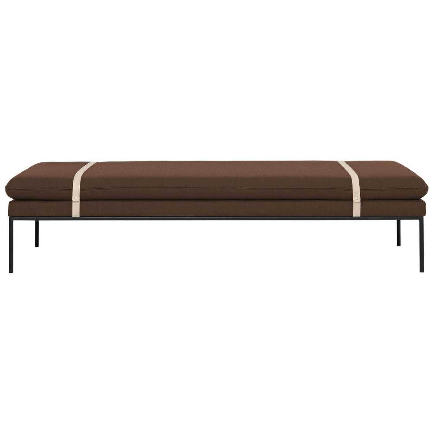 Ferm Living Turn Fiord Daybed - Rust - Natural Strap